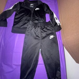 Nike Black kids Tracksuit Set